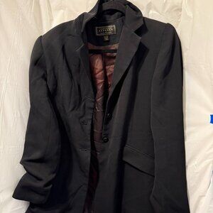 Express Women’s Black Blazer Jacket Size 7/8, Vintage Career Workwear